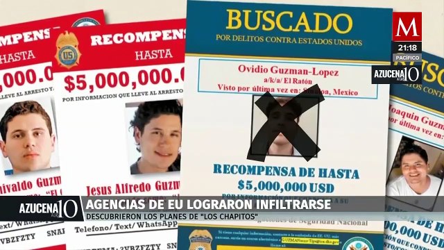 La DEA responsabiliza a los hijos de El Chapo por el tráfico de fentanilo.