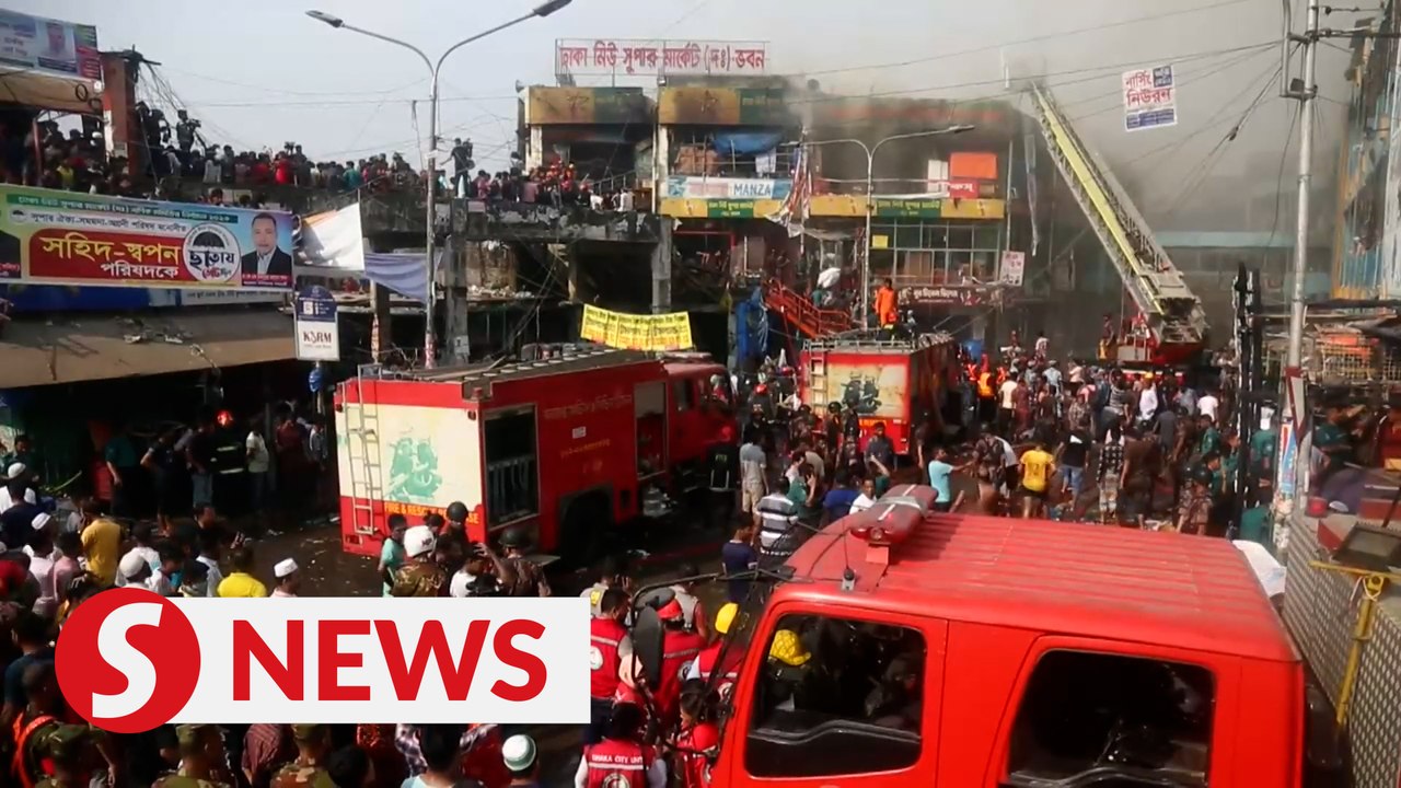 Fire destroys Dhaka's New Super Market, second...