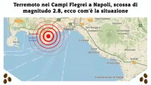 Terremoto nei Campi Flegrei a Napoli, scossa di magnitudo 2.8, ecco com'è la situazione