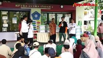 Baznas Bagikan Paket Sembako Kepada Masyarakat Tunanetra