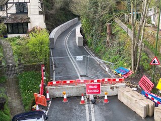 Concrete blocks in place as A29 set to reopen in Pulborough