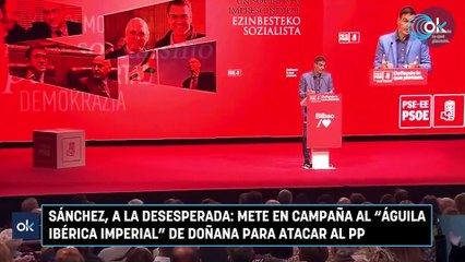 Download Video: Sánchez, a la desesperada mete en campaña al águila ibérica imperial de Doñana para atacar al PP