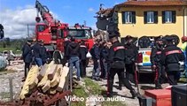 Esplosione a Montecarlo di Lucca, l'esterno dell'abitazione