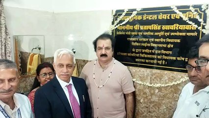 मंत्री प्रतापसिंह खाचरियावास पहुंचे कावंटिया अस्पताल, डेंटल चेयर का किया उद्घाटन