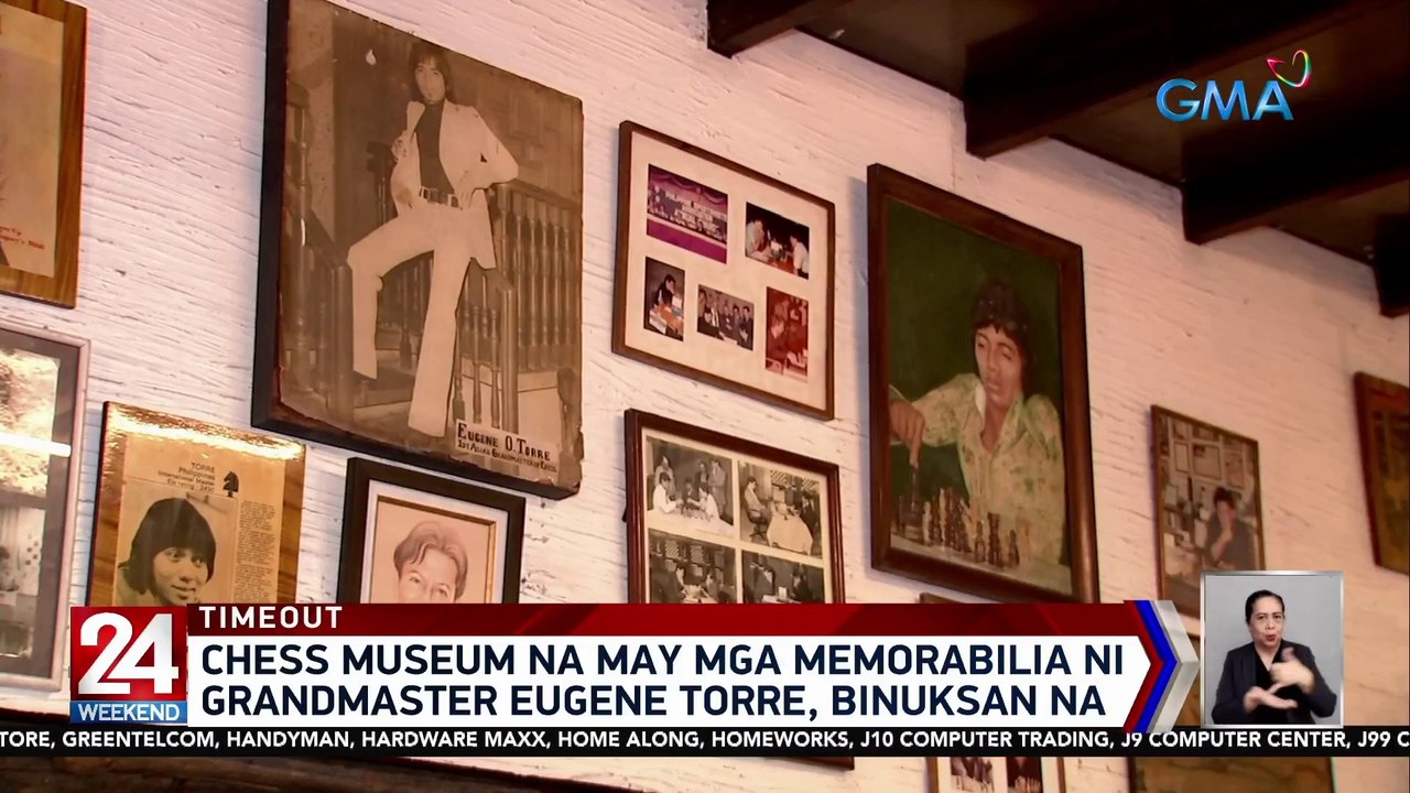Chess museum na may mga memorabilia ni Grandmaster Eugene Torre, binuksan na | 24 Oras Weekend