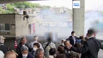 Explosión en pleno acto de campaña del primer ministro de Japón Fumio Kishida