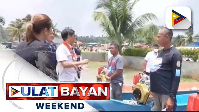 PBBM, personal na naghatid ng tulong sa mga apektado ng oil spill