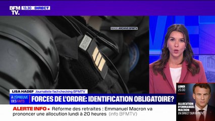 LA VÉRIF' - Les forces de l'ordre doivent-elles identifiables lors des manifestations?