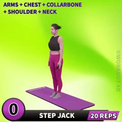 ARMS + CHEST + COLLARBONE + SHOULDER + NECK - 5IN1 WORKOUT FOR FLABBY SKIN