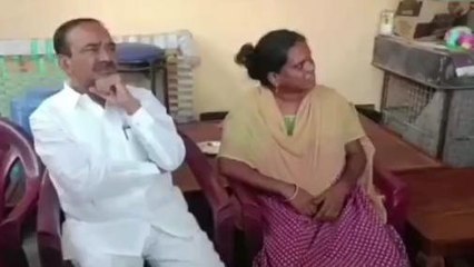 హుస్నాబాద్: రాహుల్ కుటుంబానికి ఈటల పరామర్శ