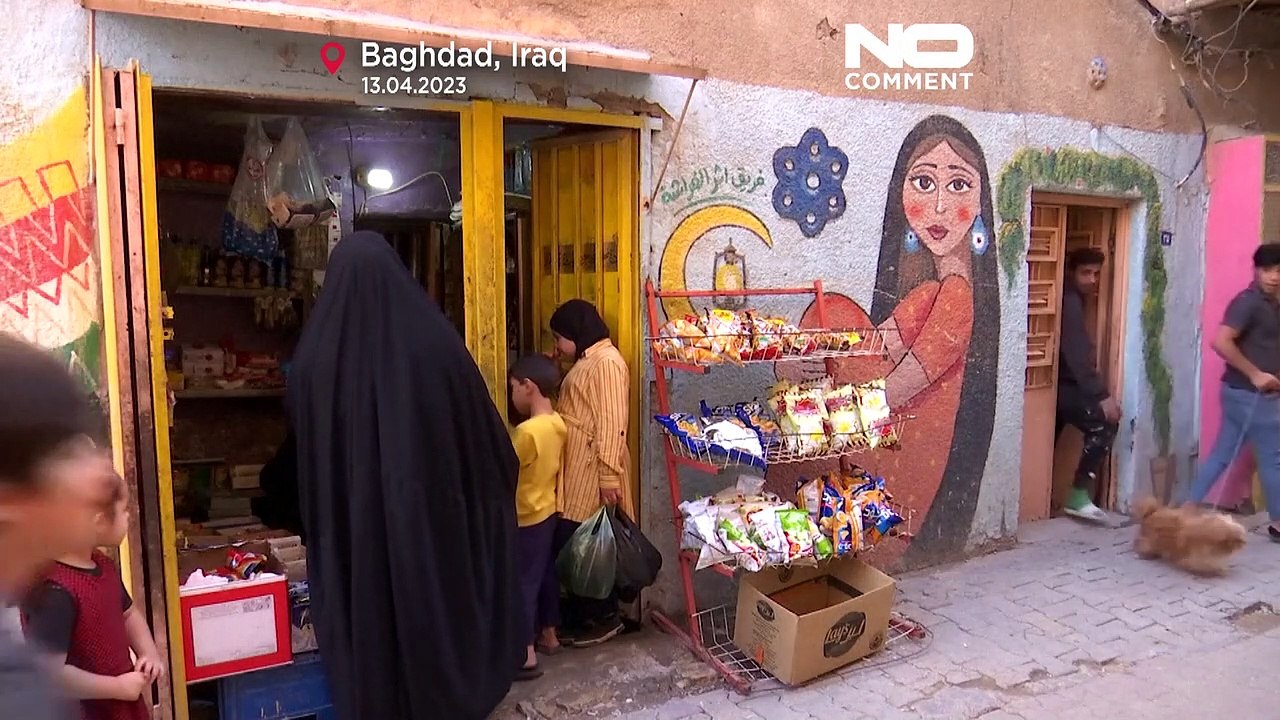 WATCH: Street artists look to give neglected Baghdad district a makeover