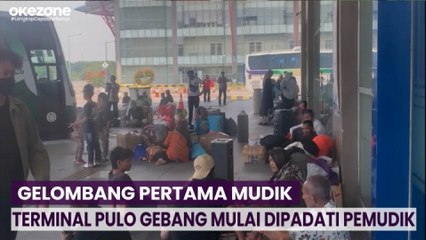 Gelombang Pertama Mudik, Terminal Pulo Gebang Mulai Dipadati Pemudik