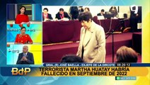 Baella sobre supuesta muerte de Martha Huatay: 