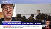 Fabien Villedieu (Sud-Rail) sur l'allocution d'Emmanuel Macron lundi prochain: 