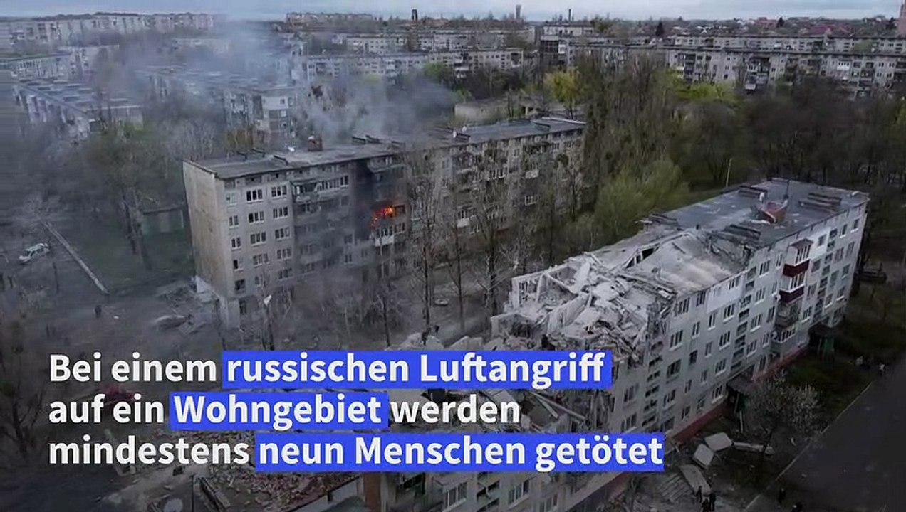 Ukraine: Mehrere Tote bei russischem Luftangriff in Slowjansk