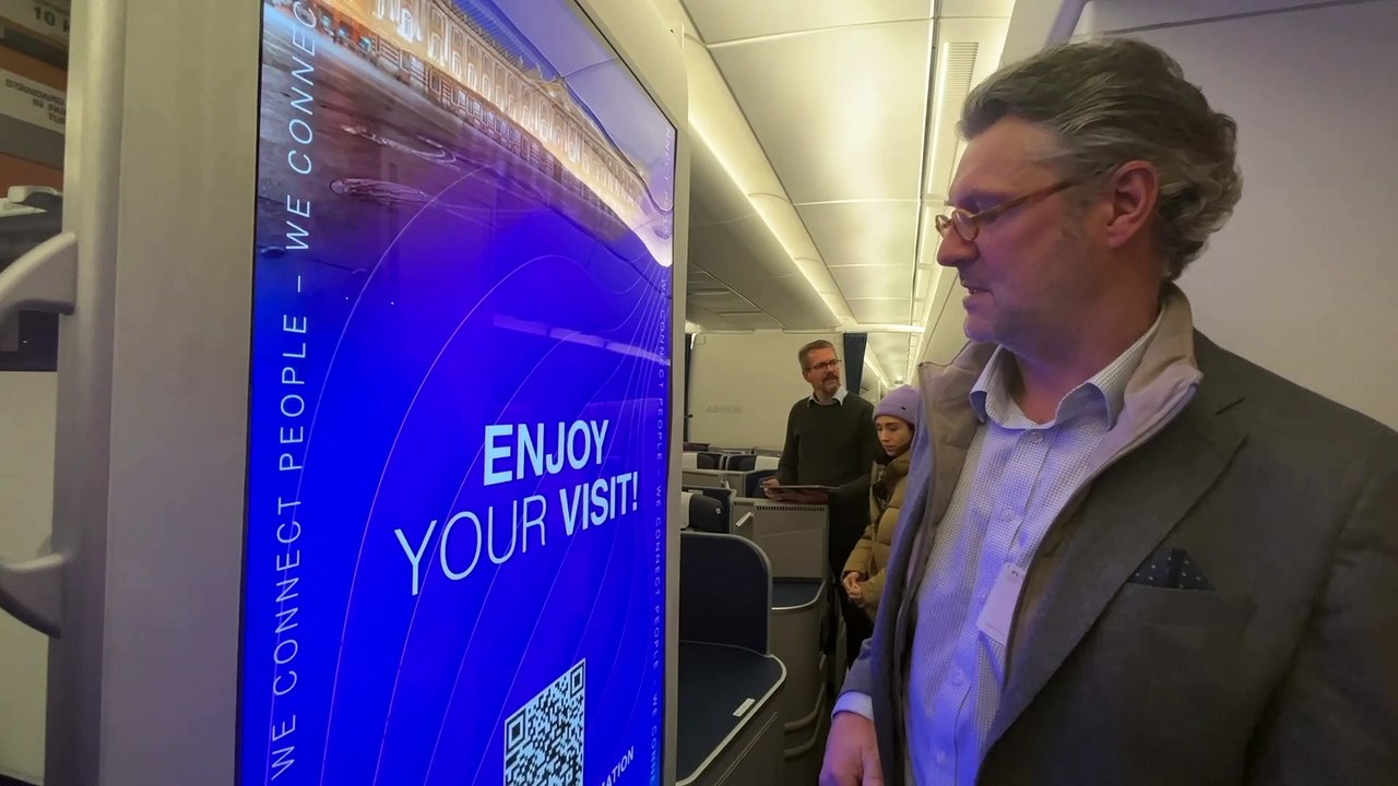 Airbus A350  “Airspace Explorer”-Testflugzeug der Zukunft - dimmbare Fenster, intelligente Sitze...