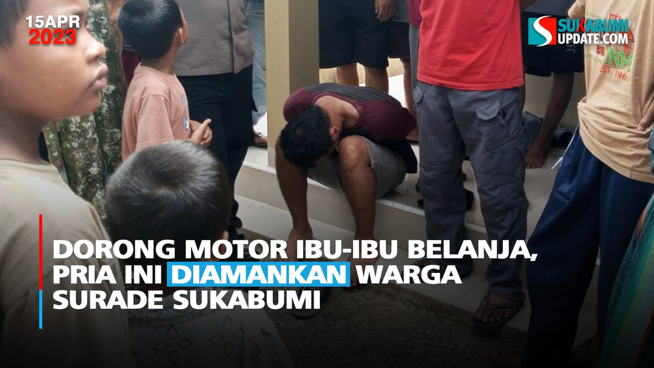 Dorong Motor Ibu-ibu Belanja, Pria Ini Diamanka...
