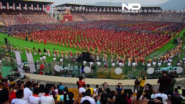 Επαρχία της Ινδίας μπήκε στο ρεκόρ Γκίνες για την μεγαλύτερη παράσταση χορού «Bihu»