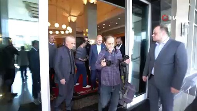 İçişleri Bakanı Süleyman Soylu İhlas Holding Binasına TOGG İle Geldi