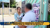 Chorrillos: delincuentes asesinan a joven por resistirse al robo de su mochila