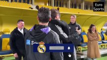 CRISTIANO RONALDO visits former Real Madrid teammates
