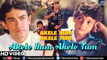 Akele Hum Akele Tum - HD VIDEO SONG _ Aamir khan _ Manisha  _ Udit Narayan _ Aditya Narayan(1080P_HD)