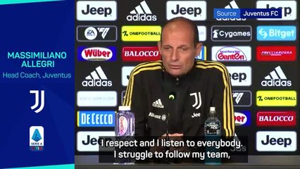 Allegri hits back at Sousa for comments about Juve's squad