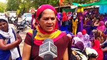 Asha workers protest against their demands
