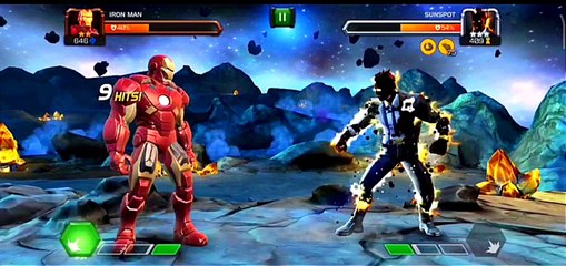 Ironman Vs Sunspot Amazing fighting video/a fireman