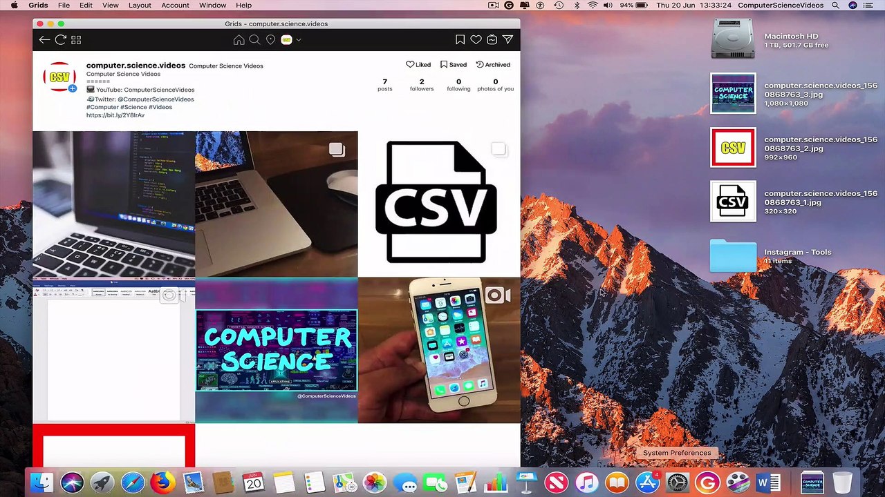 How to USE Instagram on a Computer (GRIDS Application) - Tag a Video Correctly | Tutorial 34