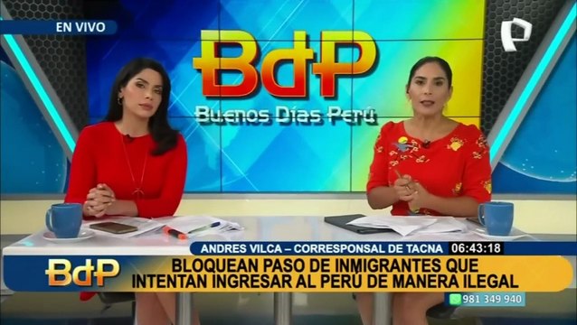 Tacna: bloquean paso de migrantes indocumentados que intentan ingresar al Perú