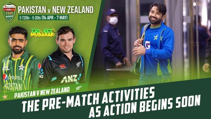 The pre-match activities as action begins  for the Saturday T20I | PCB | M2B2T