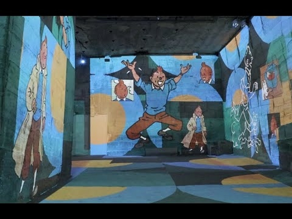 Tout savoir sur l'expo Tintin aux Carrières des lumières (Les Baux-de-Provence)