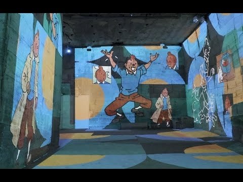 Tout savoir sur l'expo Tintin aux Carrières des lumières (Les Baux-de-Provence)