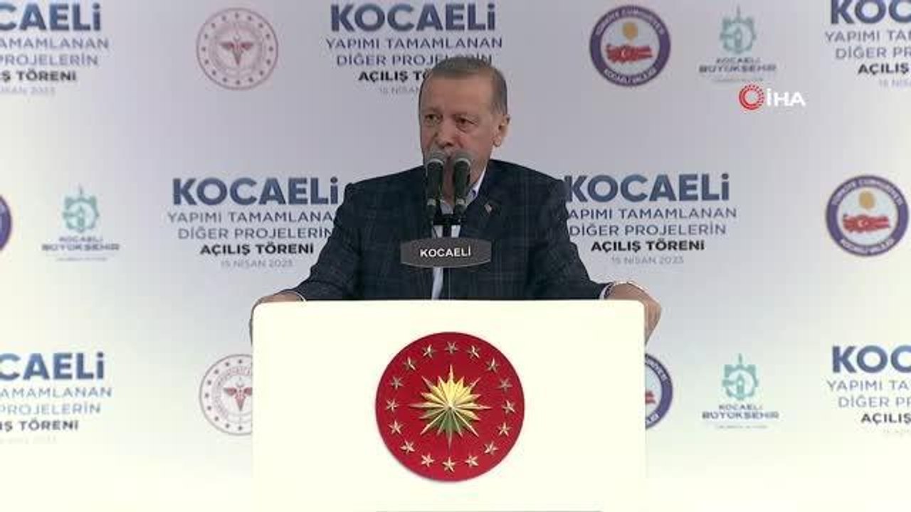 Cumhurbaşkanı Recep Tayyip Erdoğan: "Şehir Hastanesi hariç, diğer kurumlarımız, belediyelerimizle birlikte toplamda 2,3 milyarlık yatırımı şehrimize...