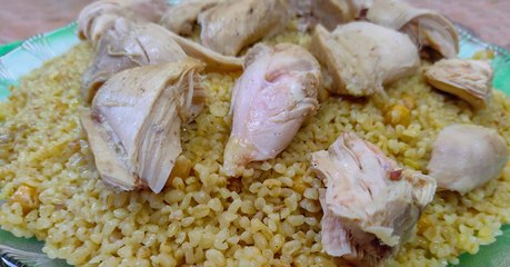 طريقة عمل البرغل بالدجاج