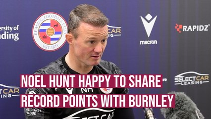 Reading's Noel Hunt Proud to Share Championship Points Record with Clarets ⚽