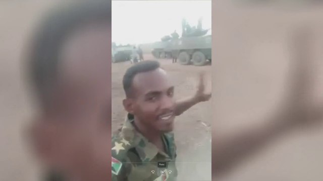 صور متداولة لاستسلام عناصر من قوات الدعم السريع في النيل الأزرق #السودان #العربية