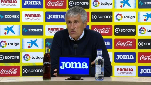 Setién: Nada más empezar hemos encajado un gol y hemos tenido que ir a remolque