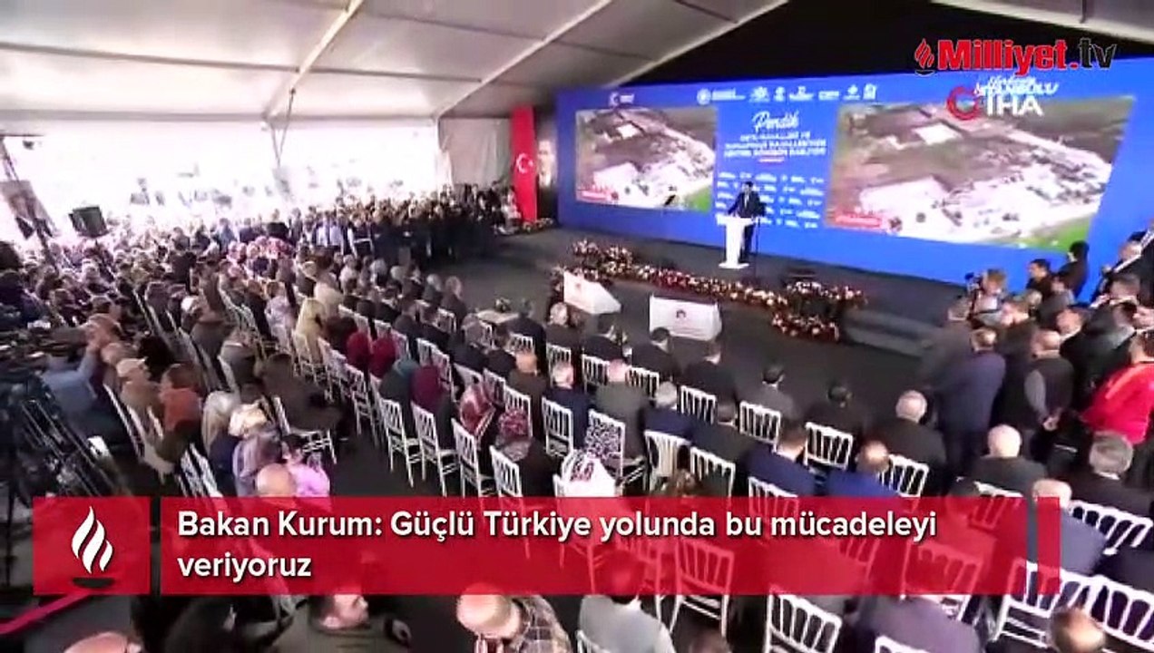 Bakan Kurum: Güçlü Türkiye yolunda bu mücadeleyi veriyoruz