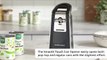 Hamilton Beach Automatic Can Opener with Easy Push Down Lever, Opens All Standard-Size and Pop-Top Cans, Extra Tall, Black and Chrome  Home & Kitchen