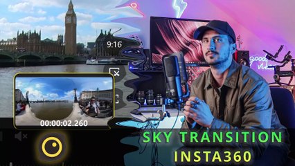 How TILT UP SKY TRANSITION in INSTA360