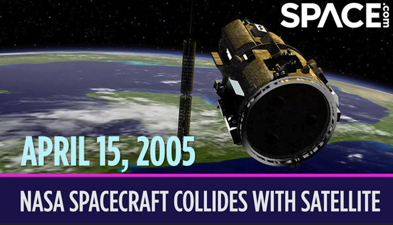 OTD in Space – April 15: NASA Spacecraft Collides with Satellite