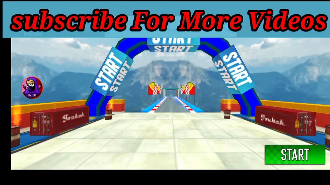 Line Racing Car  CarRacing  crazy Car Stunt |Car Games | AMTopGaming |Cartoon Car |Police Car