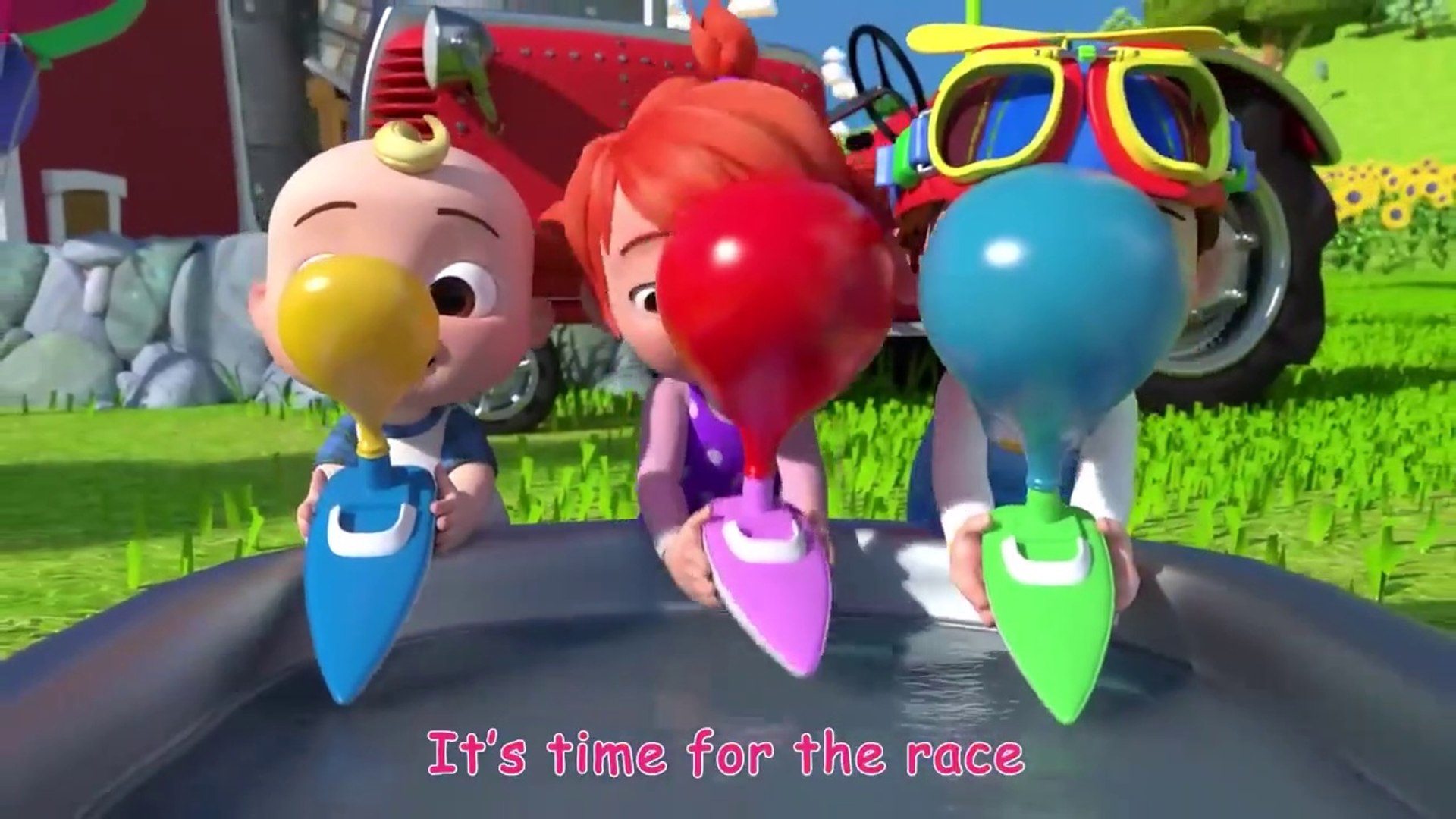 Balloon Boat Race Nursery Rhymes Kids Songs
