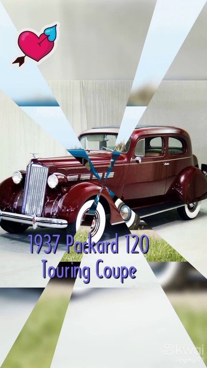 1937 Packard 120 Touring Coupe . classic muscle cars show.