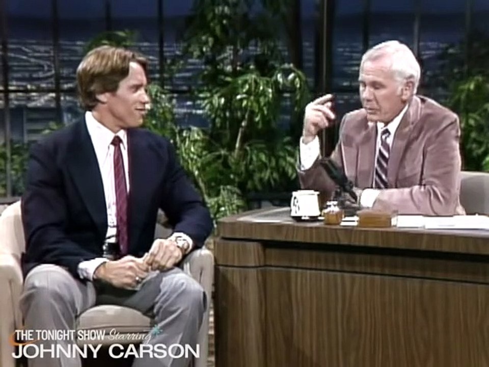 Arnold Schwarzenegger Promotes  The Terminator  - 10 04 1984   Carson Tonight Show