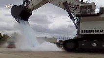 Amazing Dangerous Powerful Excavator Destroy Car - Biggest Heavy Equipment Machines Working