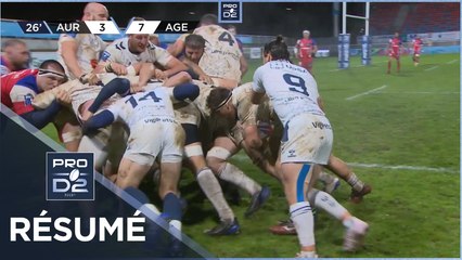 PRO D2 - Résumé Stade Aurillacois-SU Agen: 12-38 - J28 - Saison 2022/2023