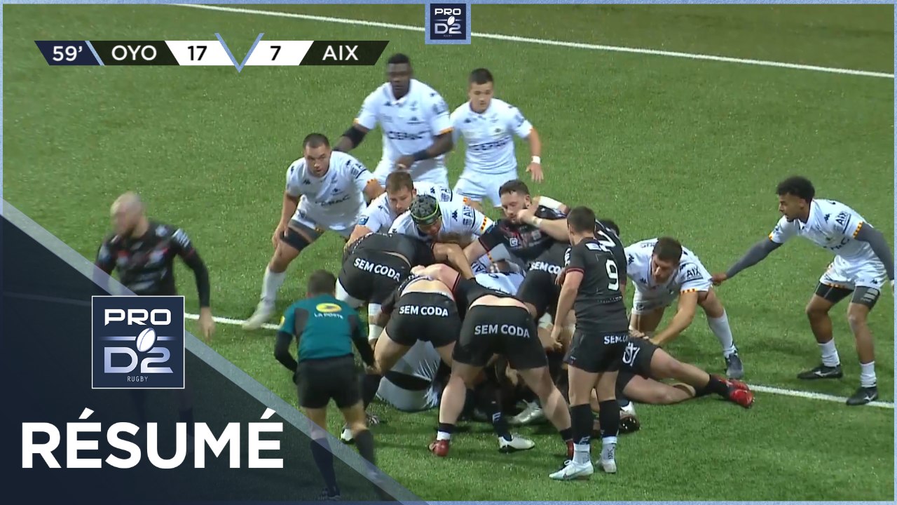 PRO D2 - Résumé Oyonnax Rugby-Provence Rugby: 27-7 - J28 - Saison 2022/2023